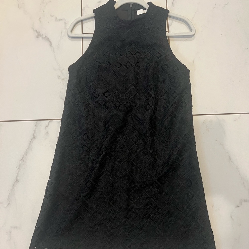 Elegant Black Lace Dress